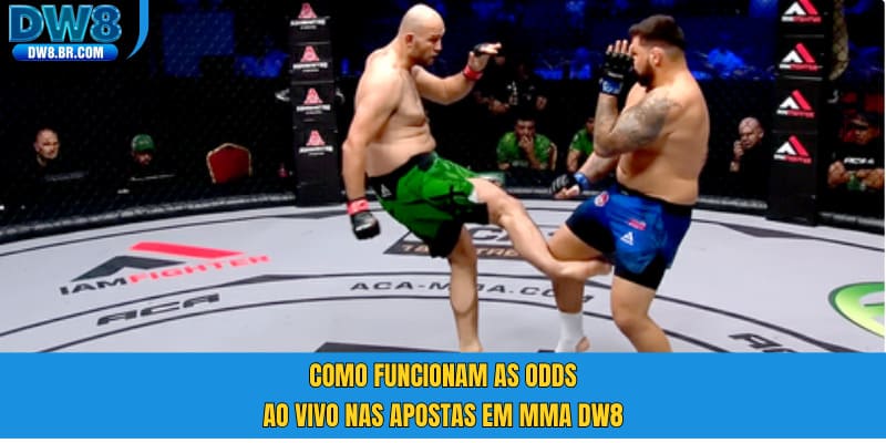 Como funcionam as odds ao vivo nas apostas em MMA DW8