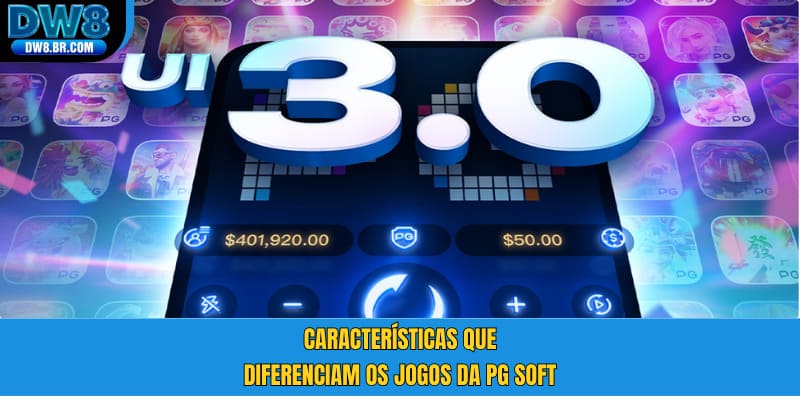 Características que diferenciam os jogos da PG Soft