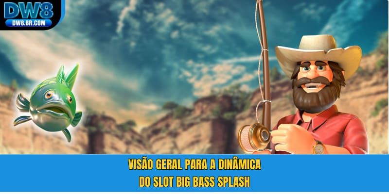 Visão geral para a dinâmica do Slot Big Bass Splash