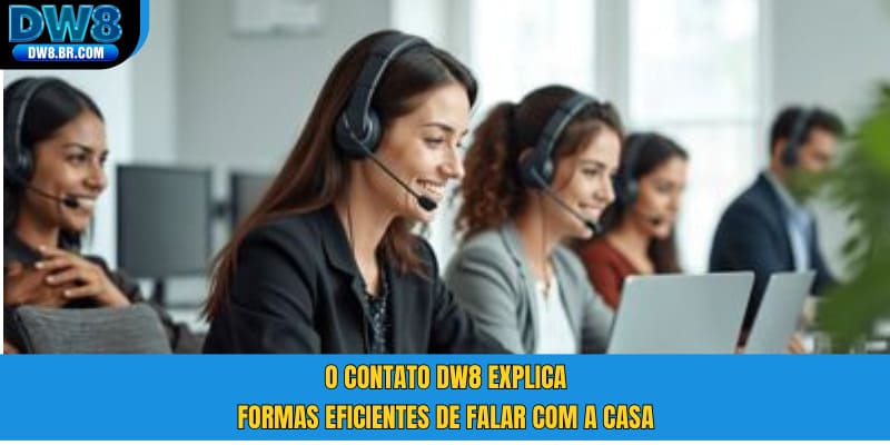 O contato DW8 explica formas eficientes de falar com a casa