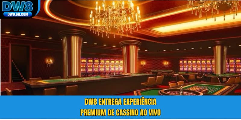 DW8 entrega experiência premium de cassino ao vivo