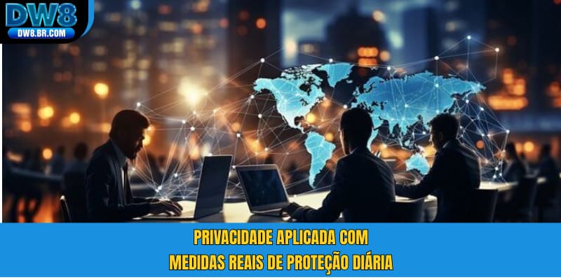 Privacidade aplicada com medidas reais de proteção diária